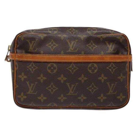 LOUIS VUITTON Monogram Compiegne 23 Clutch Bag - Picture 1 of 16